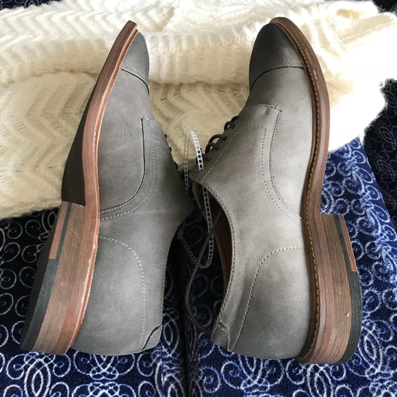 Gordon Rush Men’s Dark Gray Drew Lace Up Shoes New - Picture 5 of 8